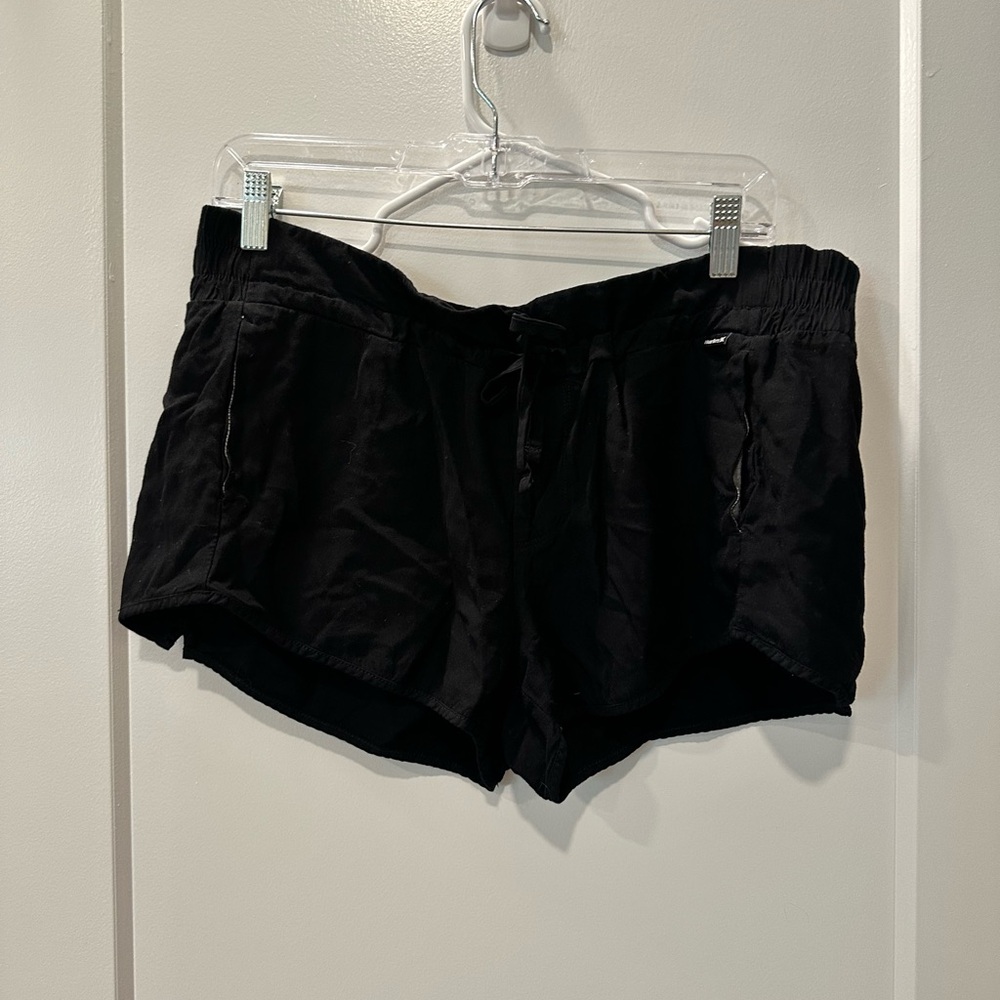 Hurley Women's Black Athletic Shorts